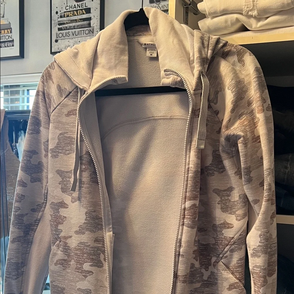 Athleta Gray Camo Hoodie - Picture 2 of 6